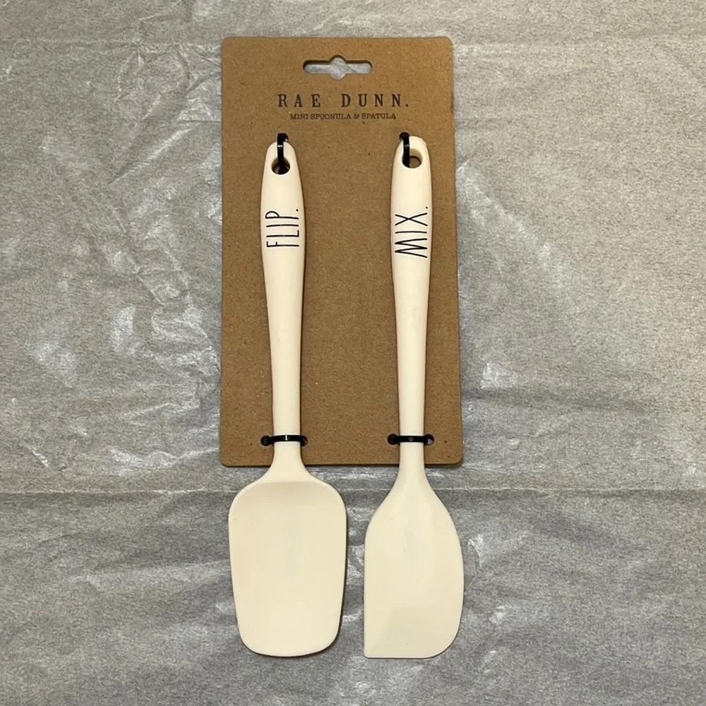 RAE DUNN Mini Spoonula & Spatula